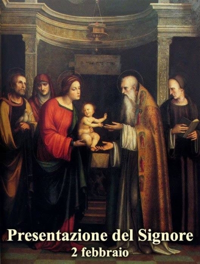 Presentazione di Ges&ugrave; al Tempio: la festa dell'incontro. "Ges&ugrave; viene incontro a noi e noi andiamo incontro a Lui"