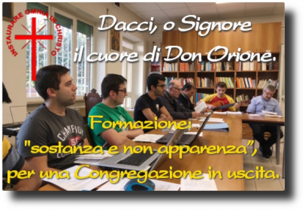 CONVEGNO DI FORMAZIONE PER FORMATORI DELLA FAMIGLIA ORIONINA