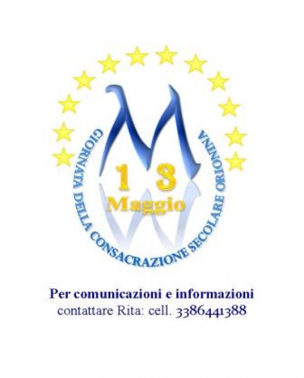 13 Maggio 2020 : festa dell'Istituto Secolare Orionino